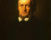 弗朗茨冯伦巴赫 - Portrait of Richard Wagner